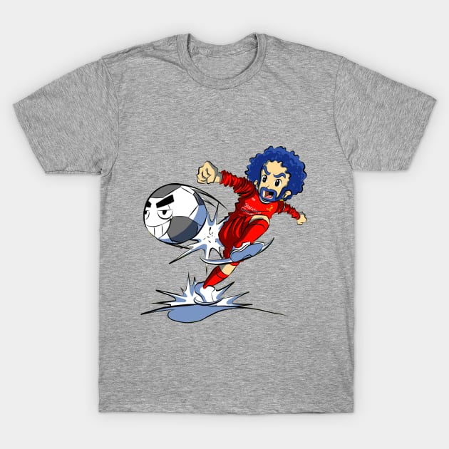 Salah Bicycle Kick! T-Shirt by Eidclothing